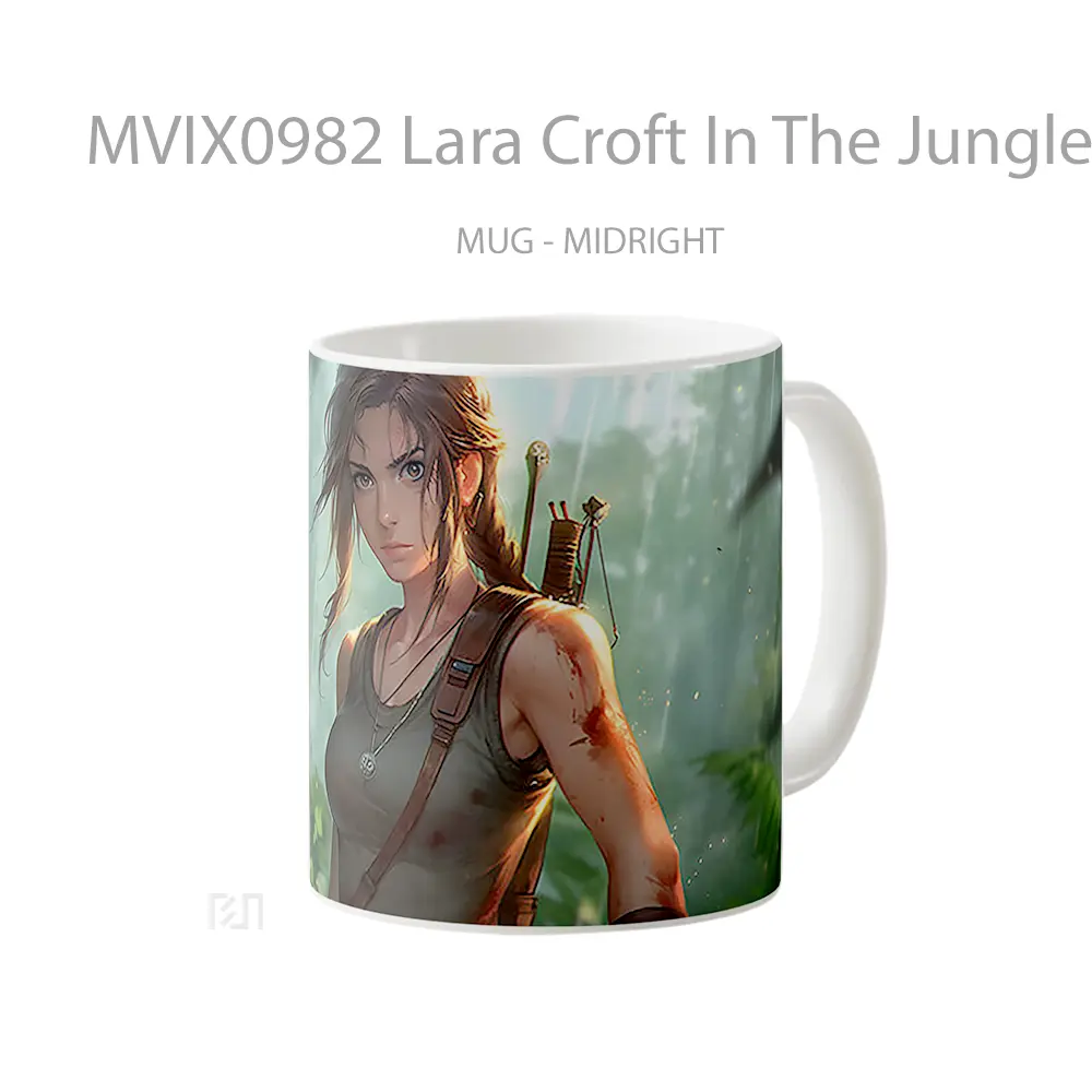 Mug Lara Croft In The Jungle Koleksi Mug Limited Edition - All-side / Desain
