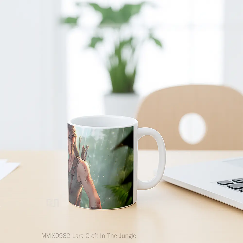 Mug Lara Croft In The Jungle Koleksi Mug Limited Edition - All-side / Desain
