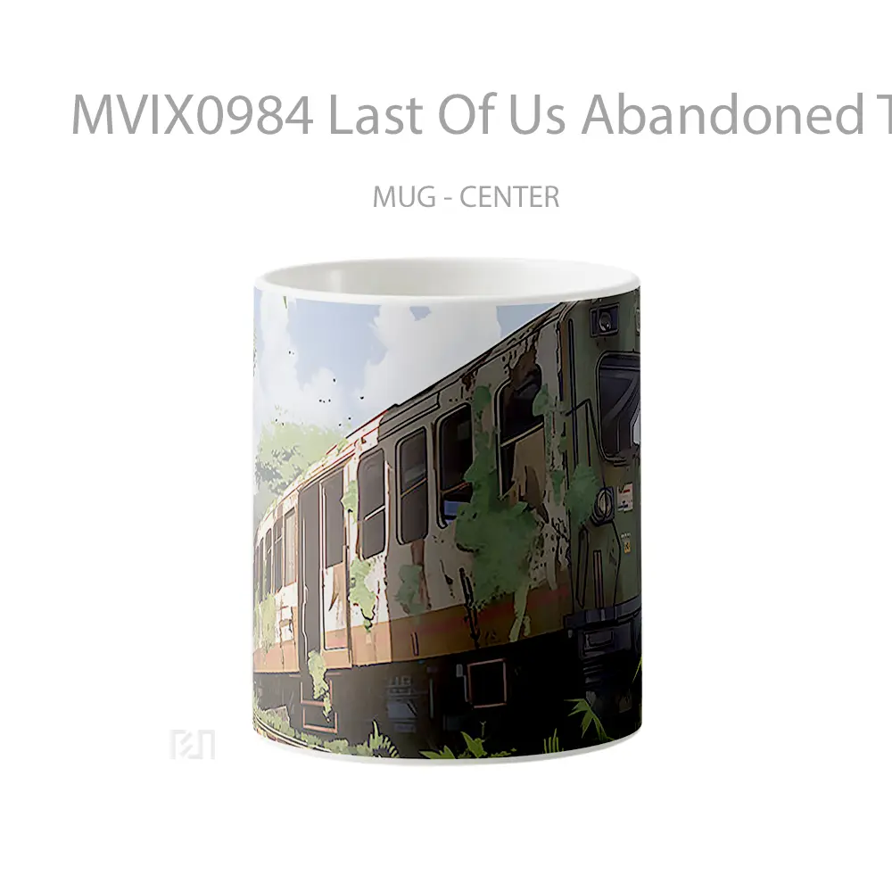 Mug Last Of Us Abandoned Train Mug Aesthetic Koleksi Spesial