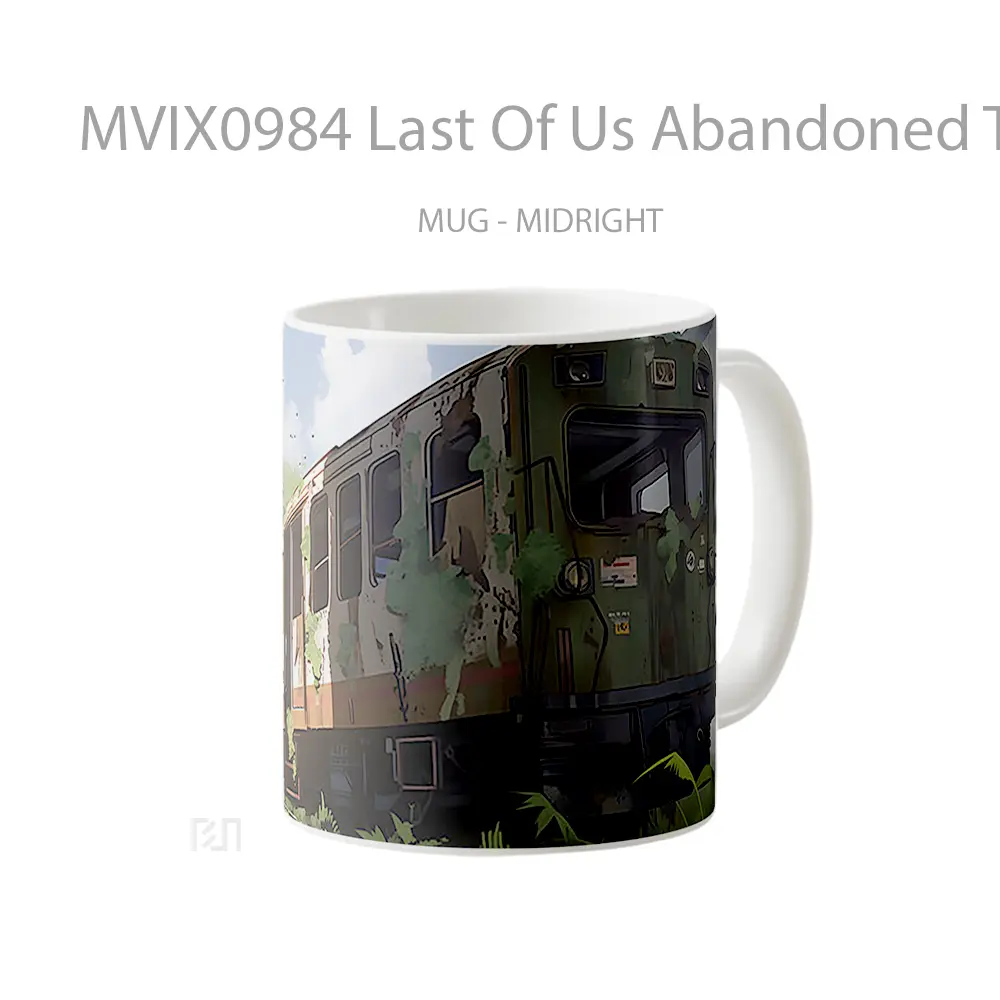 Mug Last Of Us Abandoned Train Mug Aesthetic Koleksi Spesial - All-side / Desain