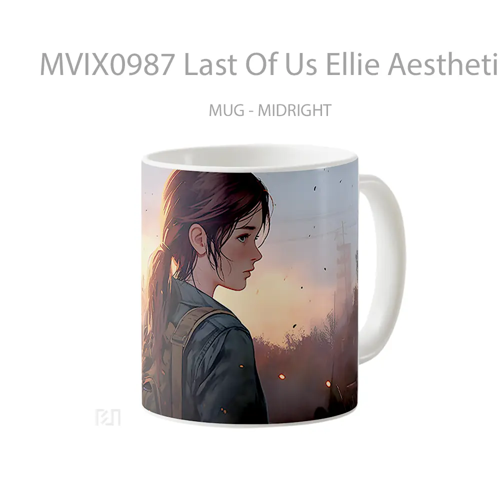 Mug Last Of Us Ellie Aesthetic Hadiah Lucu dan Menarik - All-side / Desain