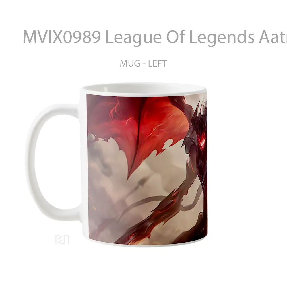 Mug League Of Legends Aatrox Dark Mug Aesthetic Koleksi Spesial - All-side / Desain