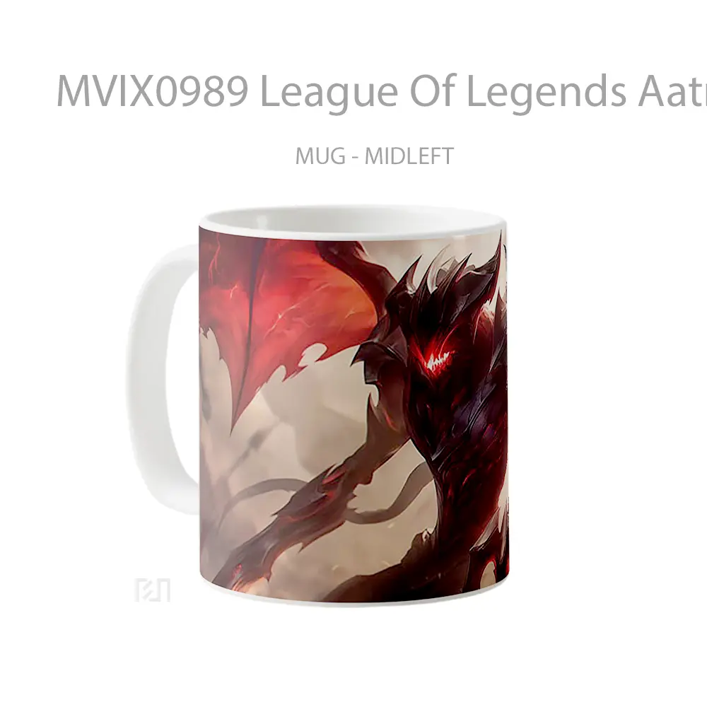 Mug League Of Legends Aatrox Dark Mug Aesthetic Koleksi Spesial - All-side / Desain