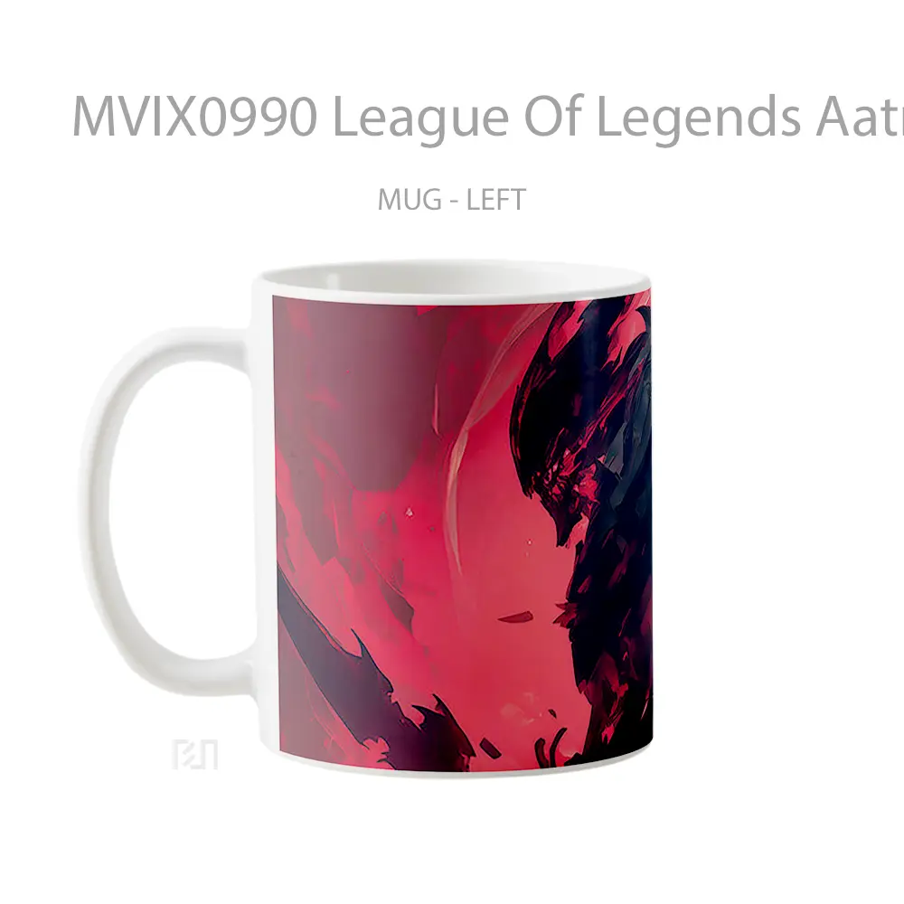 Mug League Of Legends Aatrox Mug Aesthetic Koleksi Spesial - All-side / Desain