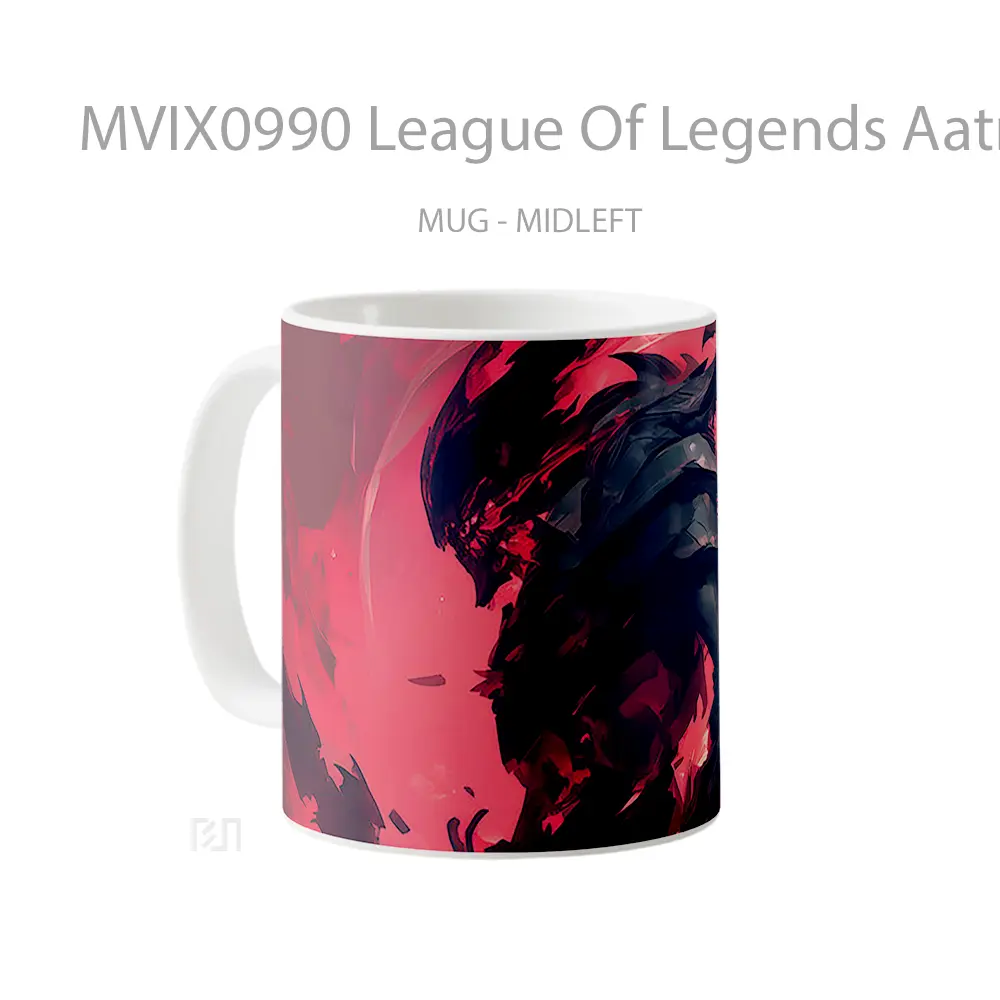 Mug League Of Legends Aatrox Mug Aesthetic Koleksi Spesial - All-side / Desain