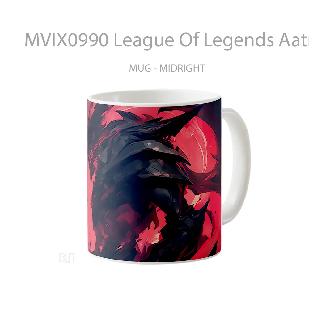 Mug League Of Legends Aatrox Mug Aesthetic Koleksi Spesial - All-side / Desain
