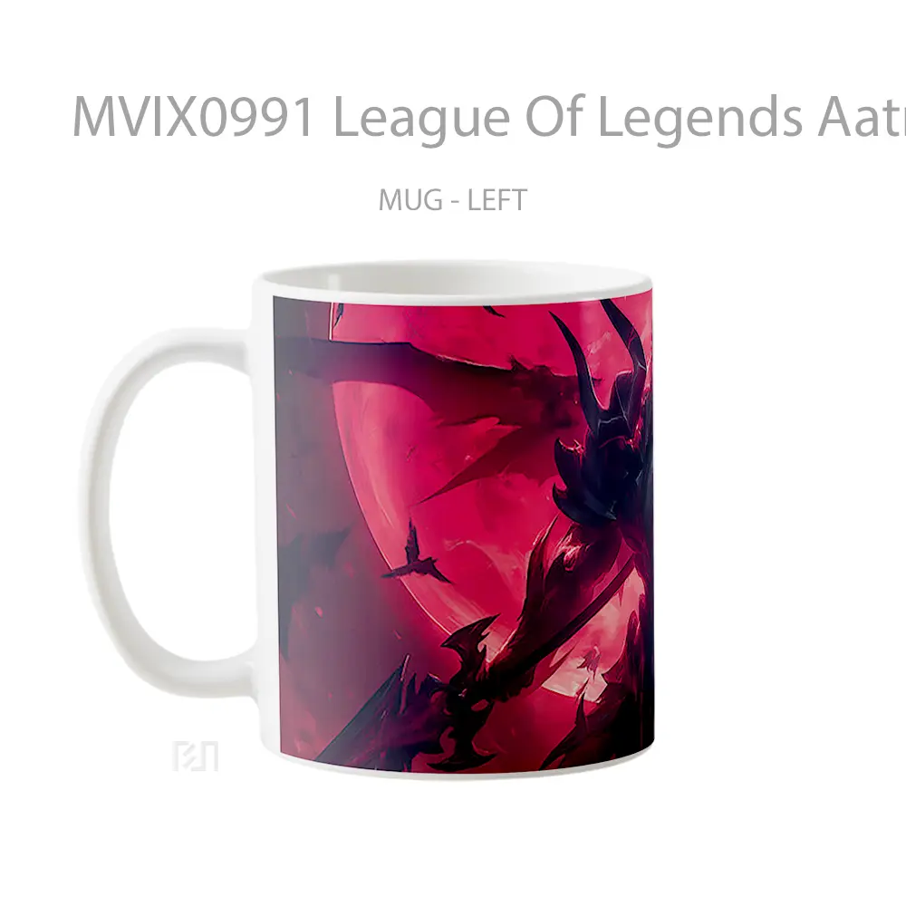 Mug League Of Legends Aatrox Red Koleksi Mug Limited Edition - All-side / Desain