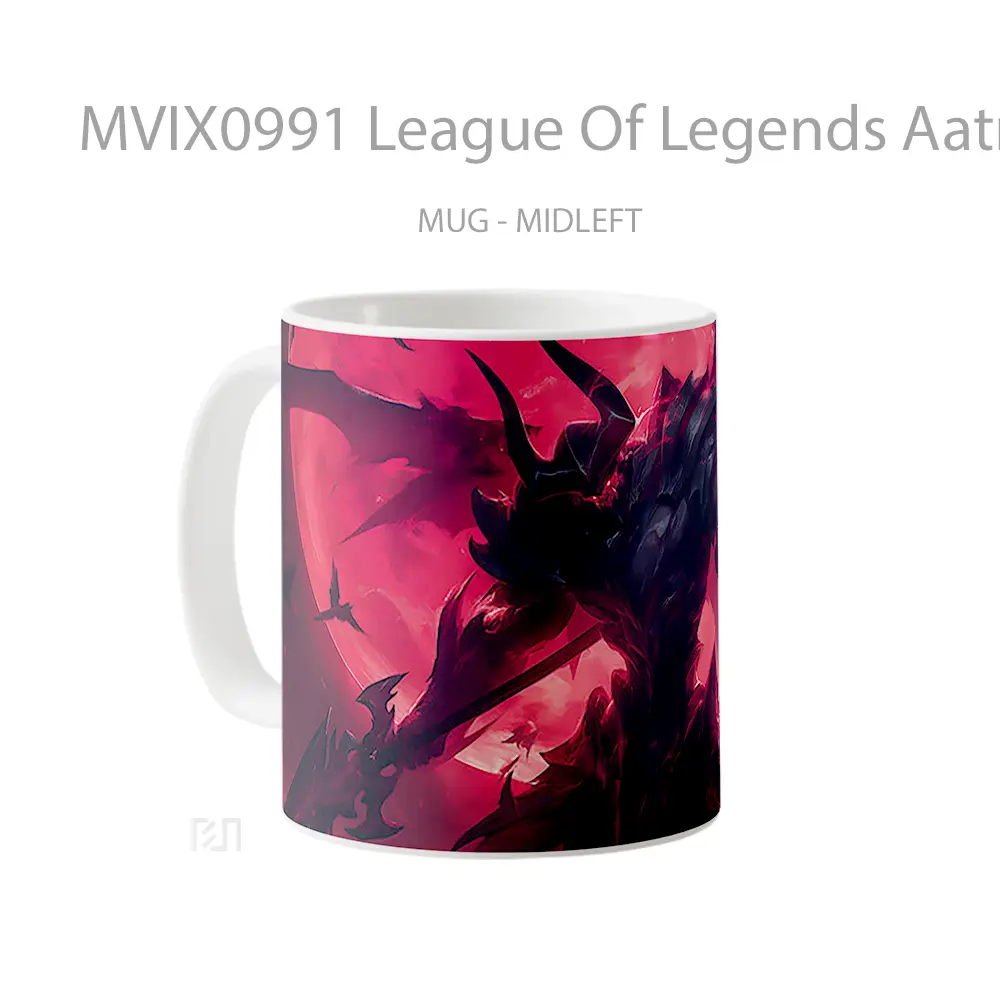 Mug League Of Legends Aatrox Red Koleksi Mug Limited Edition - All-side / Desain