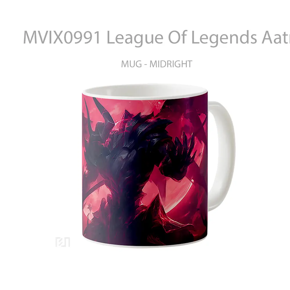 Mug League Of Legends Aatrox Red Koleksi Mug Limited Edition - All-side / Desain