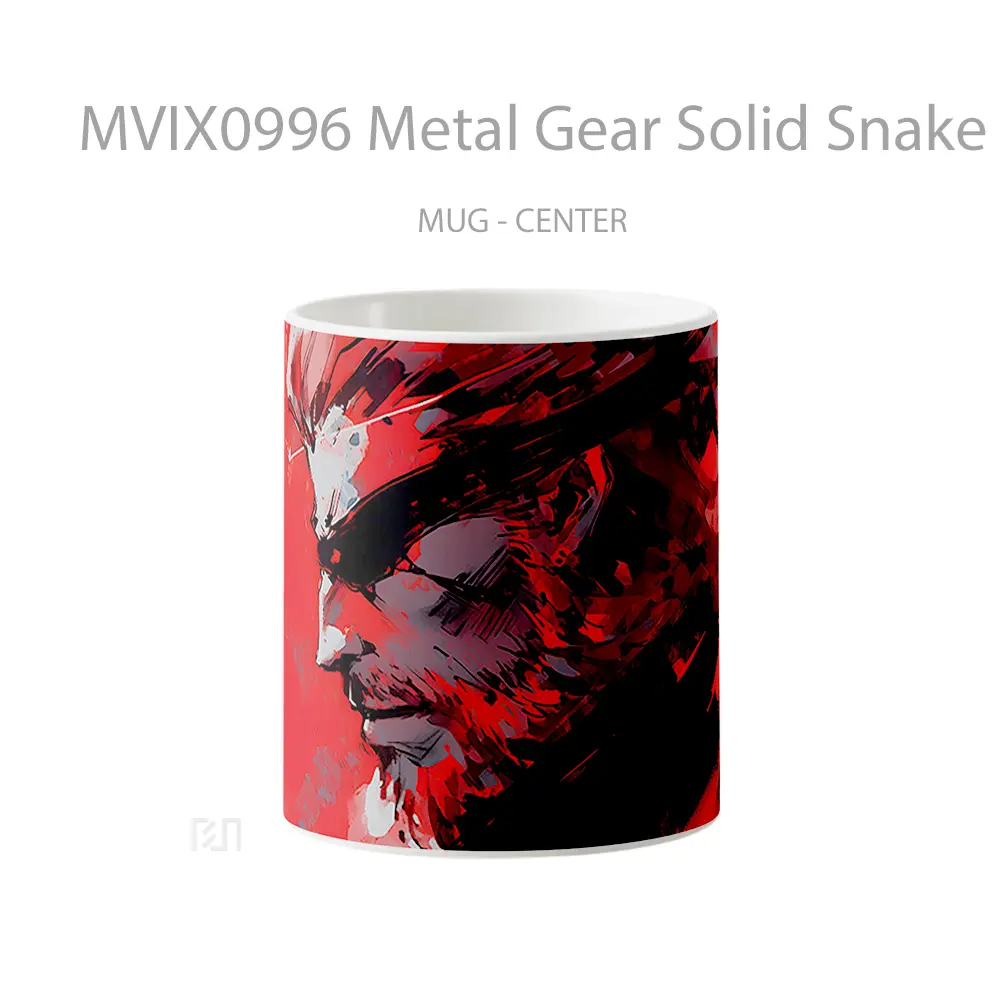 Mug Metal Gear Solid Snake Red Hadiah Lucu dan Menarik