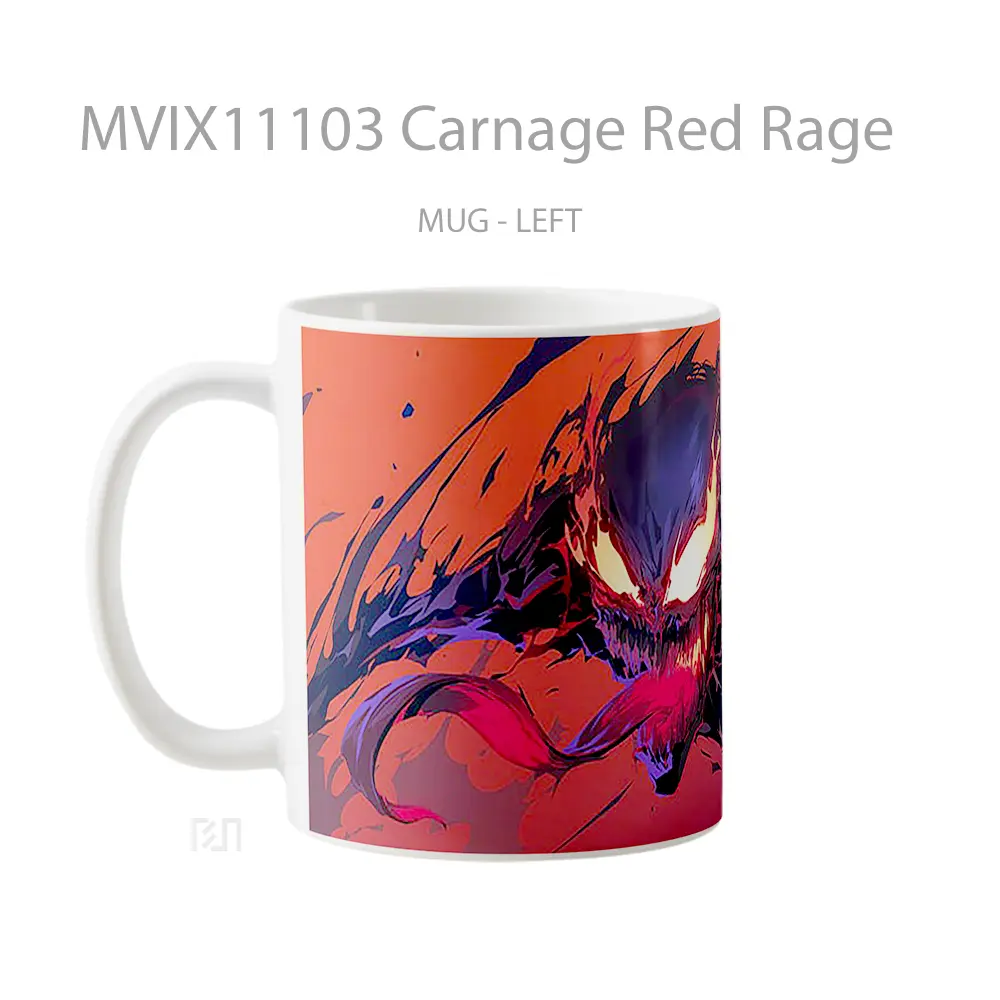 Mug Carnage Red Rage Gelas Keramik Desain Unik - All-side / Desain