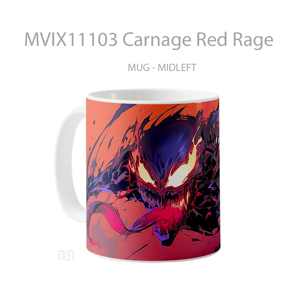 Mug Carnage Red Rage Gelas Keramik Desain Unik - All-side / Desain