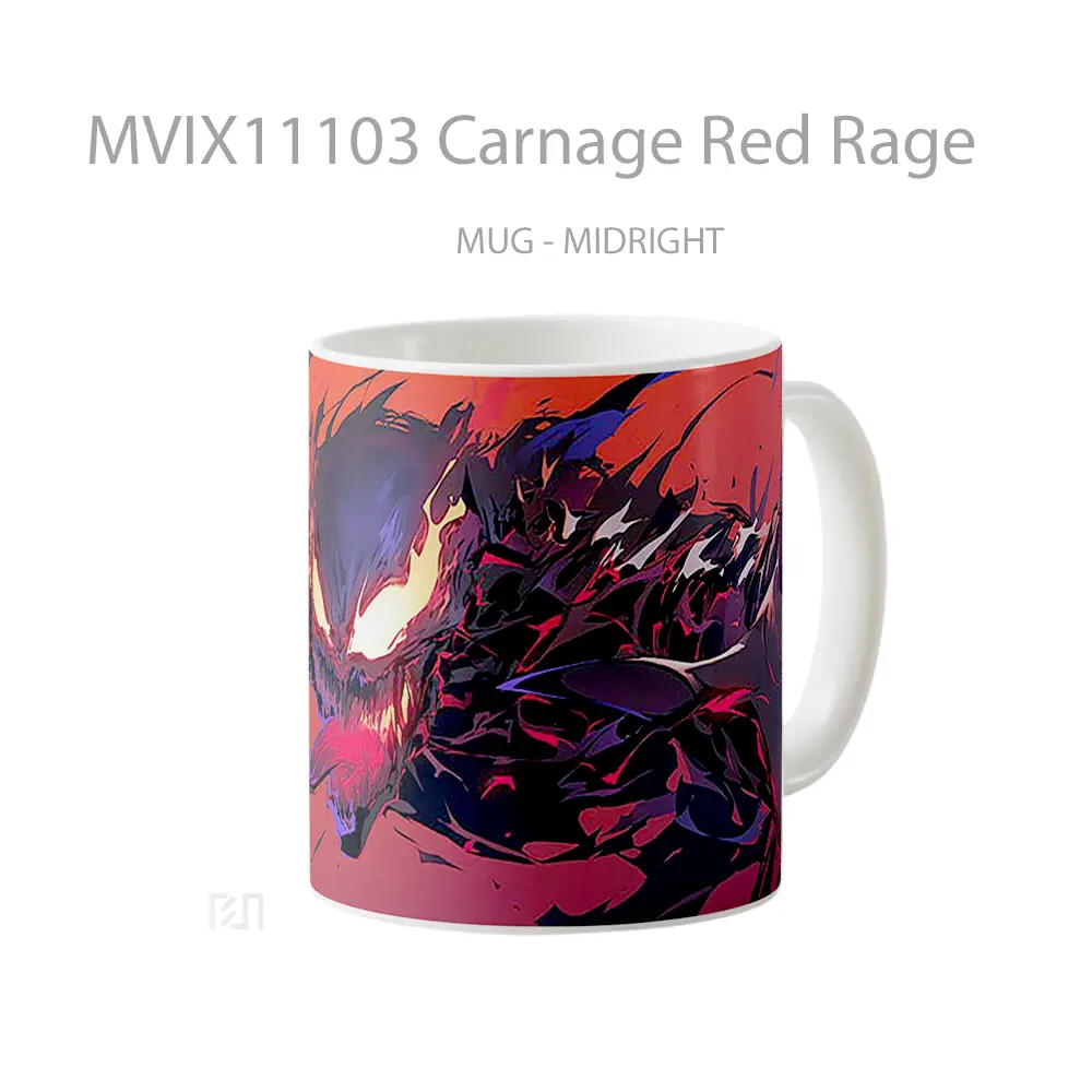 Mug Carnage Red Rage Gelas Keramik Desain Unik - All-side / Desain
