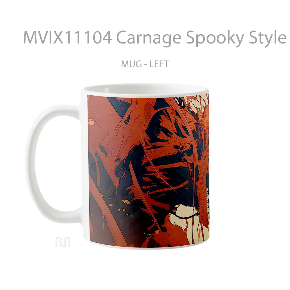 Mug Carnage Spooky Style Hadiah Lucu dan Menarik - All-side / Desain