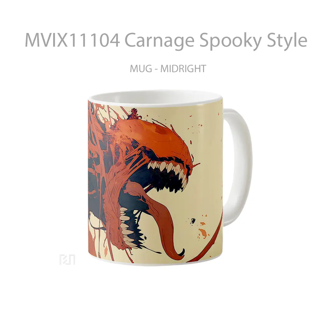 Mug Carnage Spooky Style Hadiah Lucu dan Menarik - All-side / Desain