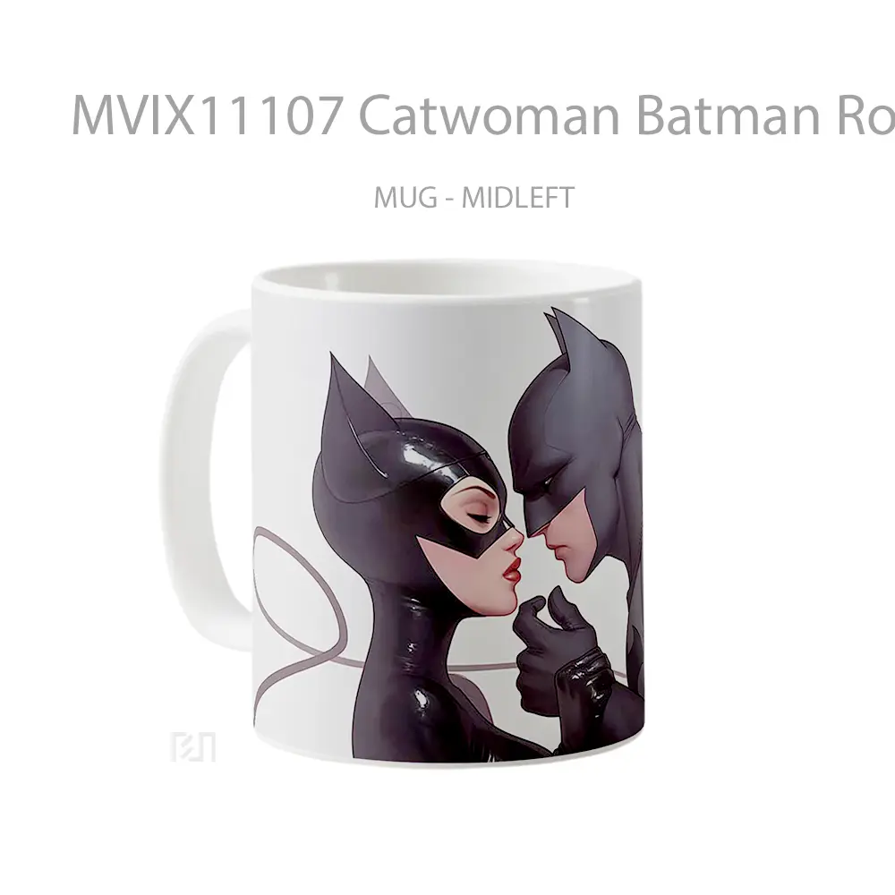 Mug Catwoman Batman Romantic Gelas Keramik Koleksi Superhero - All-side / Desain