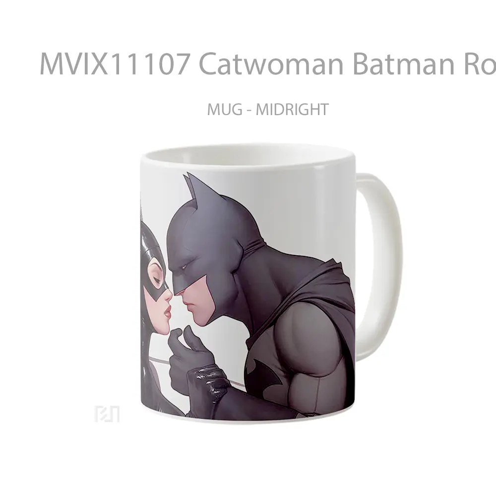 Mug Catwoman Batman Romantic Gelas Keramik Koleksi Superhero - All-side / Desain
