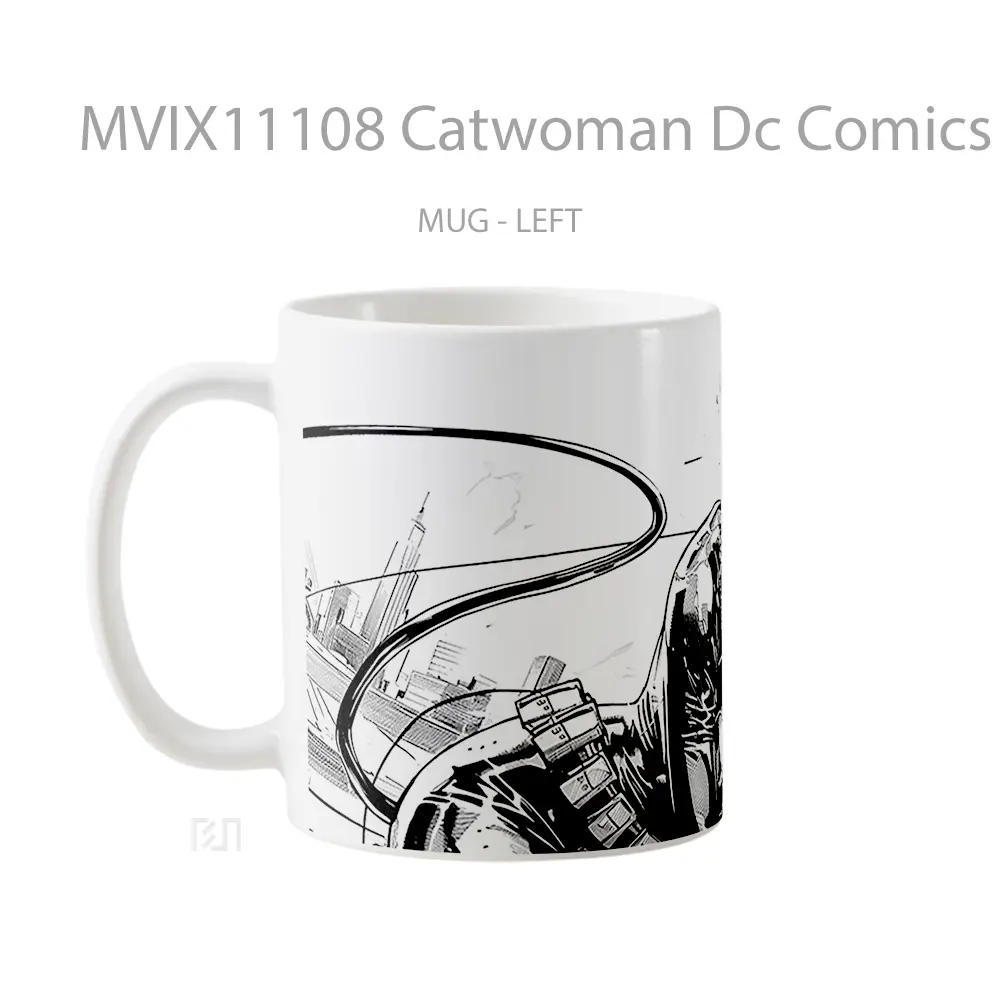 Mug Catwoman Dc Comics Hadiah Spesial Fans Superhero - All-side / Desain
