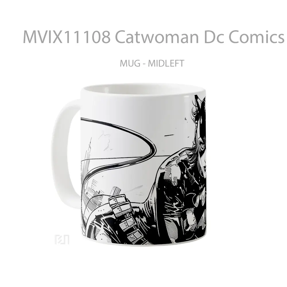Mug Catwoman Dc Comics Hadiah Spesial Fans Superhero - All-side / Desain