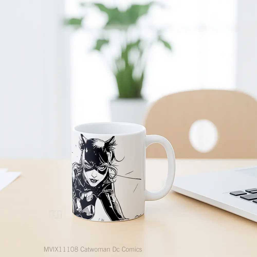 Mug Catwoman Dc Comics Hadiah Spesial Fans Superhero - All-side / Desain