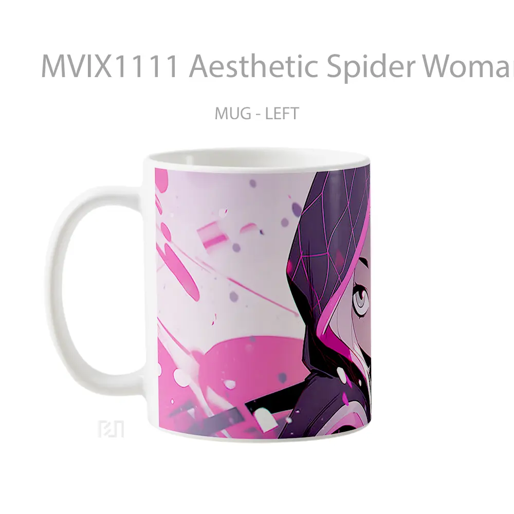 Mug Aesthetic Spider Woman Pink Koleksi Mug Limited Edition - All-side / Desain