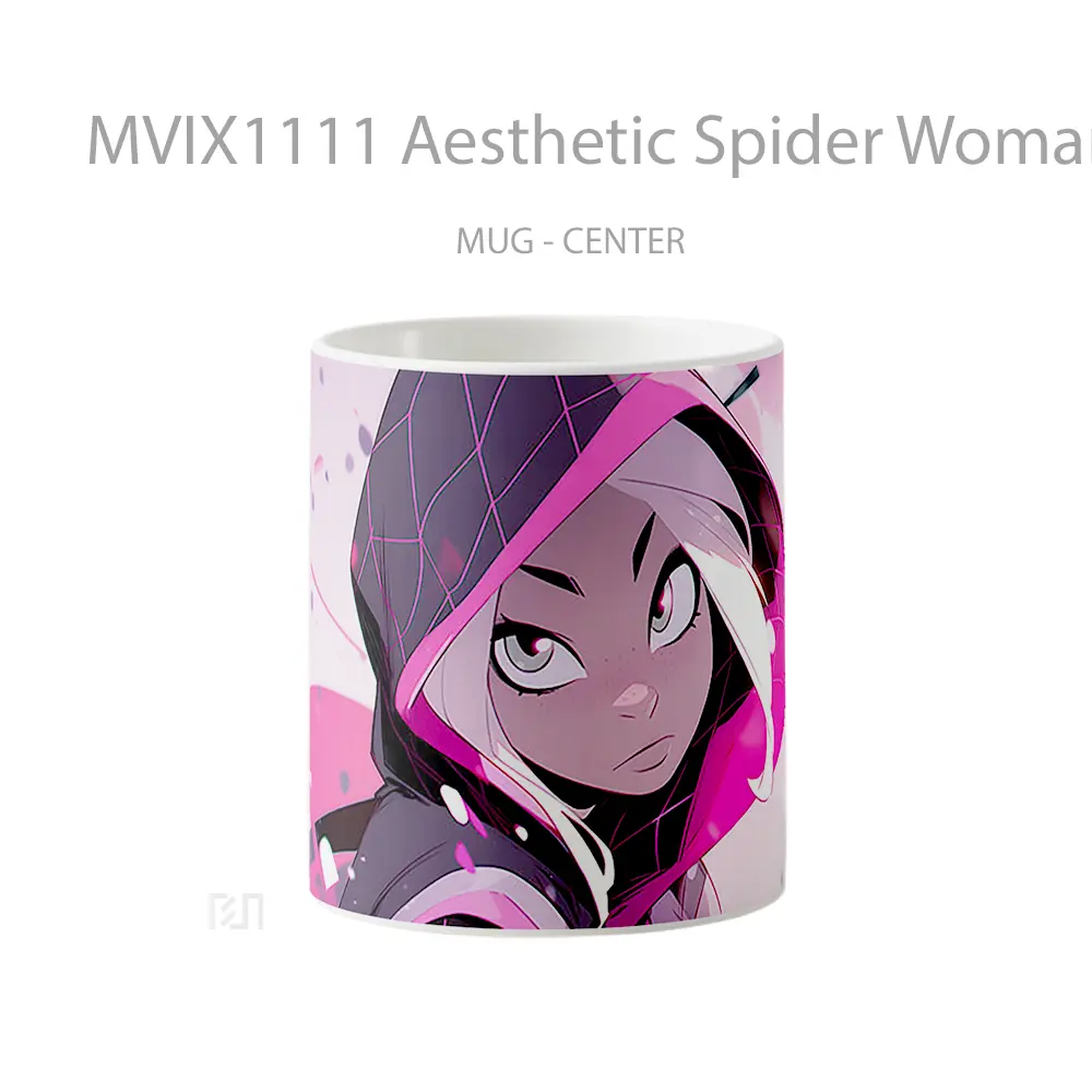 Mug Aesthetic Spider Woman Pink Koleksi Mug Limited Edition