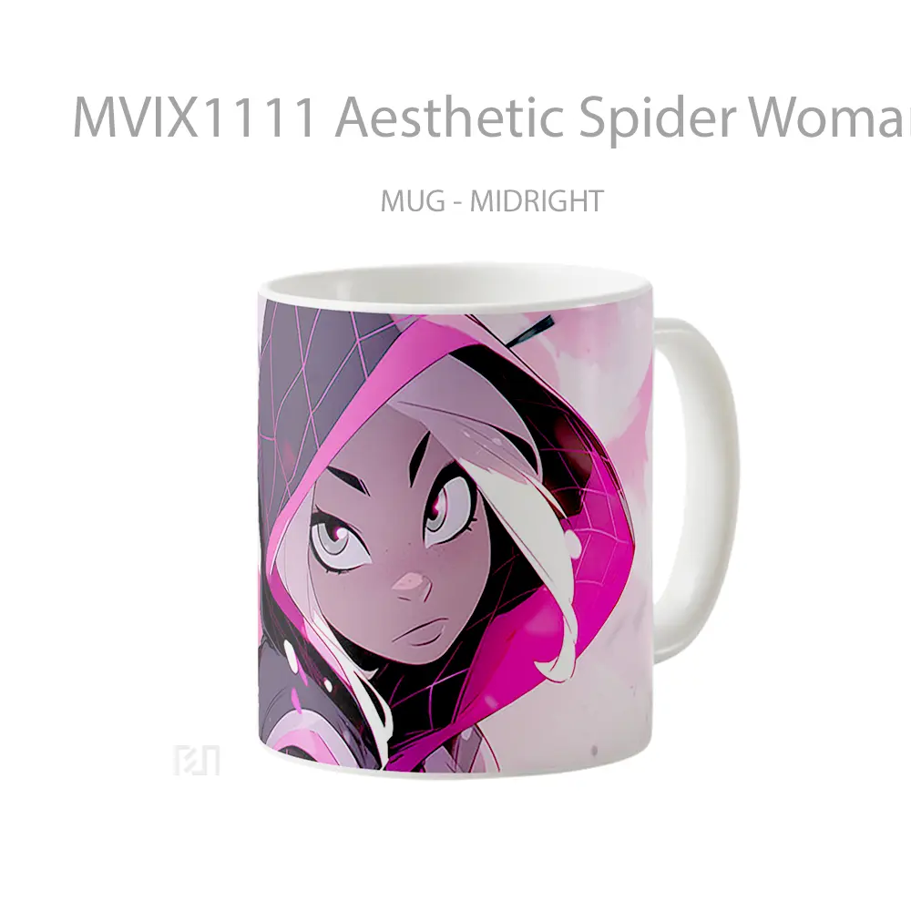 Mug Aesthetic Spider Woman Pink Koleksi Mug Limited Edition - All-side / Desain