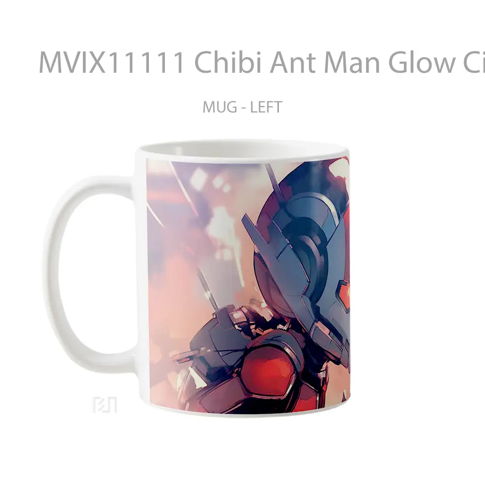 Mug Chibi Ant Man Glow City Blur Koleksi Mug Limited Edition - All-side / Desain