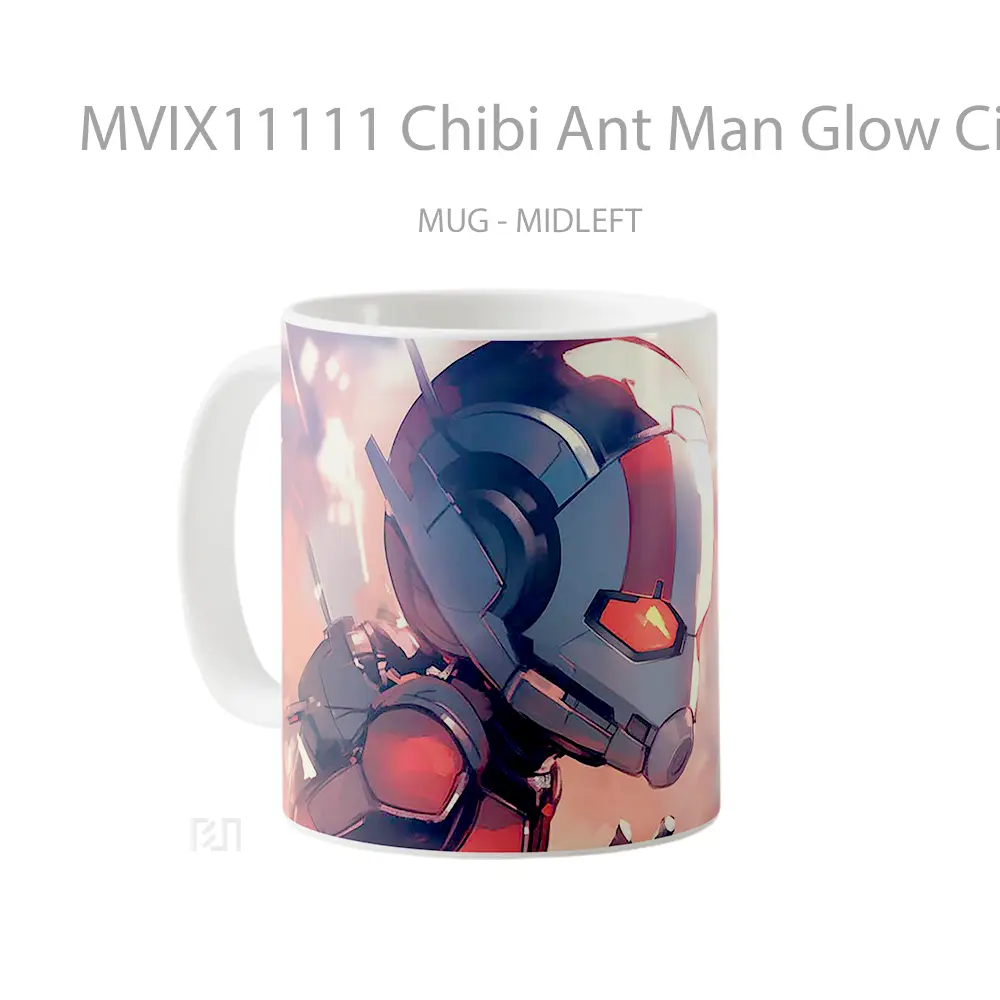 Mug Chibi Ant Man Glow City Blur Koleksi Mug Limited Edition - All-side / Desain