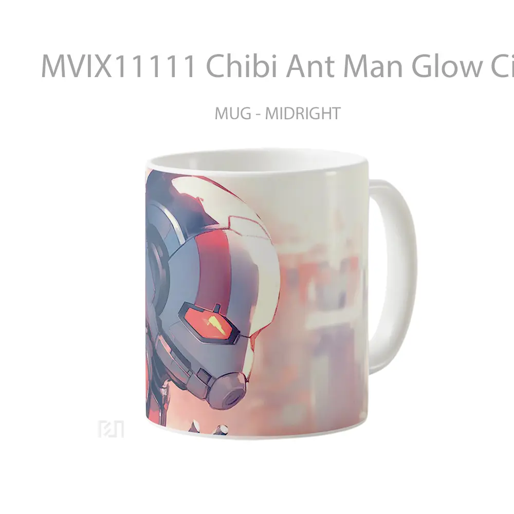 Mug Chibi Ant Man Glow City Blur Koleksi Mug Limited Edition - All-side / Desain