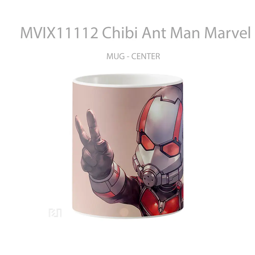 Mug Chibi Ant Man Marvel Blurred Hadiah Spesial Fans Superhero