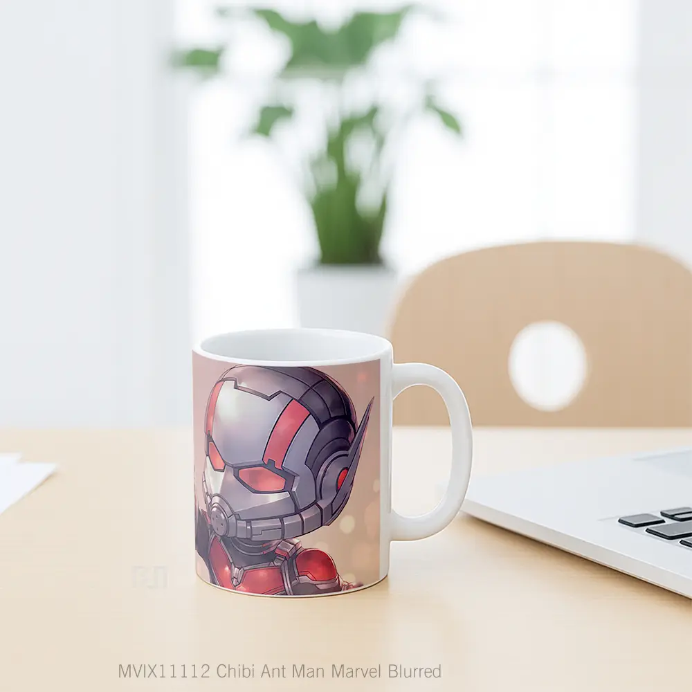 Mug Chibi Ant Man Marvel Blurred Hadiah Spesial Fans Superhero - All-side / Desain