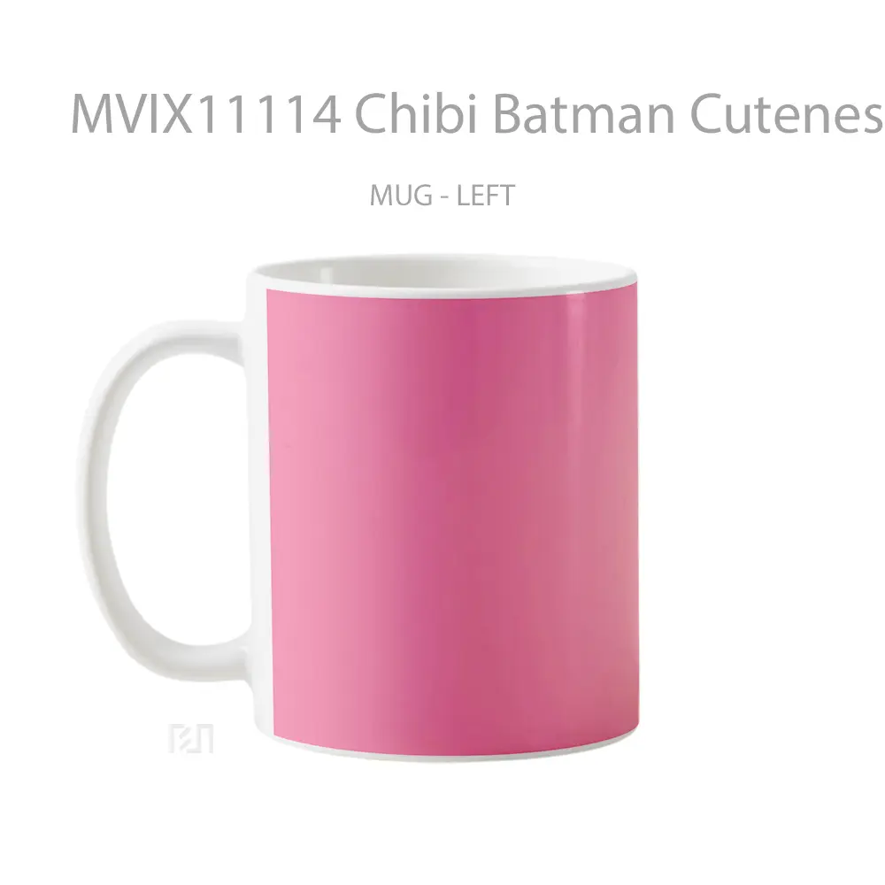 Mug Chibi Batman Cuteness Hadiah Spesial Fans Superhero - All-side / Desain