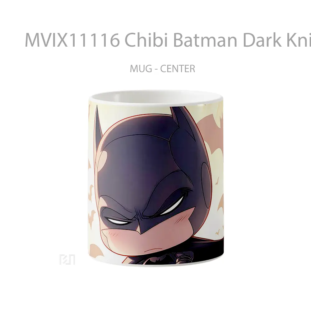 Mug Chibi Batman Dark Knight Merchandise Karakter Ikonik