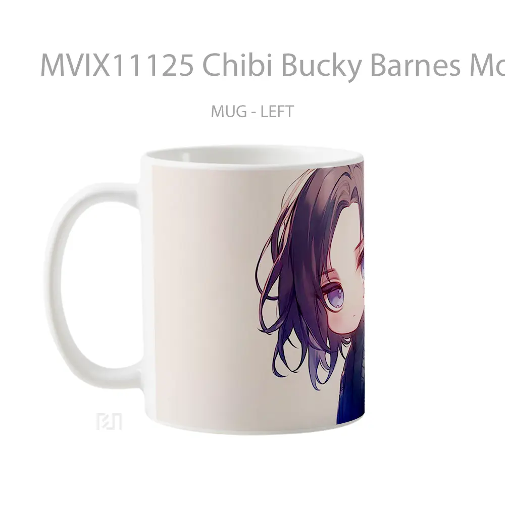 Mug Chibi Bucky Barnes Mood Koleksi Mug Limited Edition - All-side / Desain