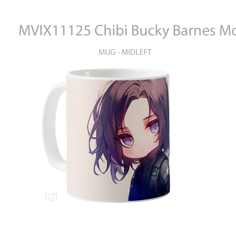 Mug Chibi Bucky Barnes Mood Koleksi Mug Limited Edition - All-side / Desain