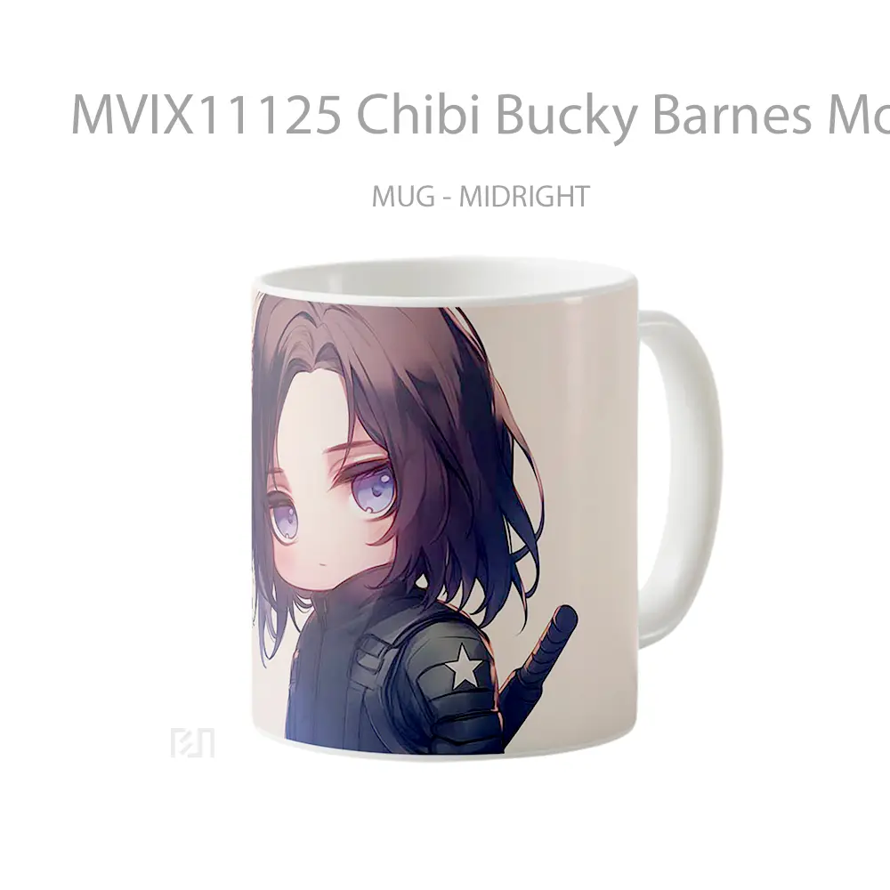 Mug Chibi Bucky Barnes Mood Koleksi Mug Limited Edition - All-side / Desain