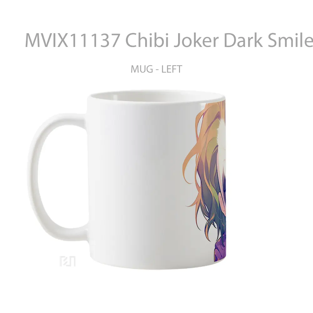 Mug Chibi Joker Dark Smile Anime Style Koleksi Mug Karakter Jepang - All-side / Desain