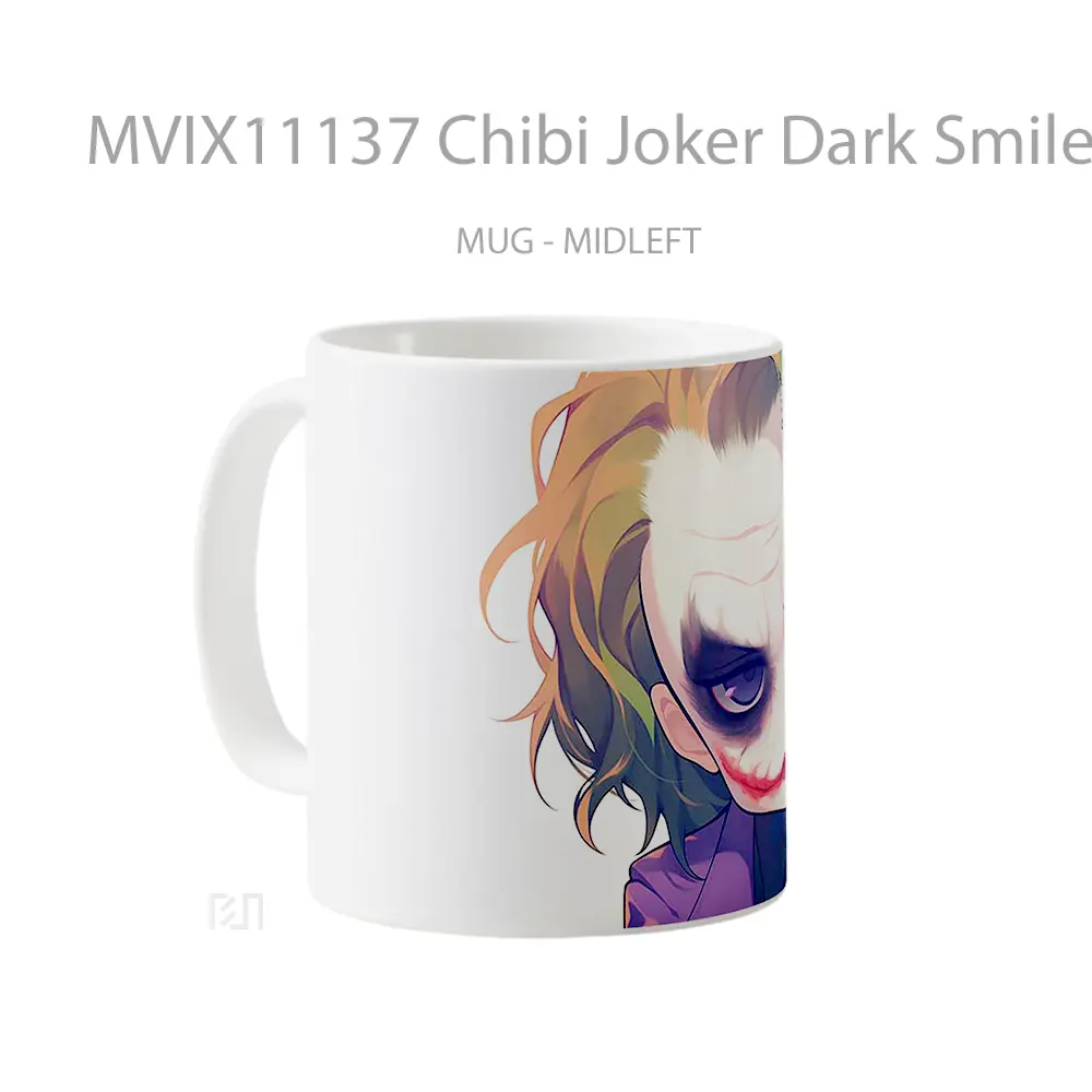 Mug Chibi Joker Dark Smile Anime Style Koleksi Mug Karakter Jepang - All-side / Desain