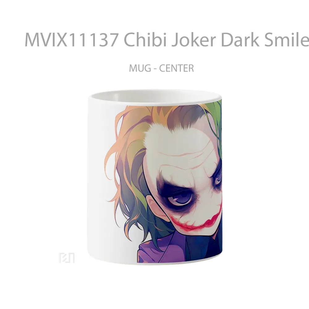 Mug Chibi Joker Dark Smile Anime Style Koleksi Mug Karakter Jepang