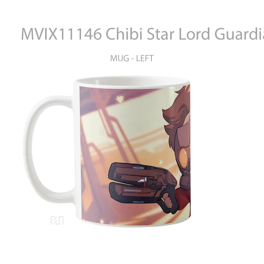 Mug Chibi Star Lord Guardians Of Galaxy Blur Gelas Keramik Desain Unik - All-side / Desain