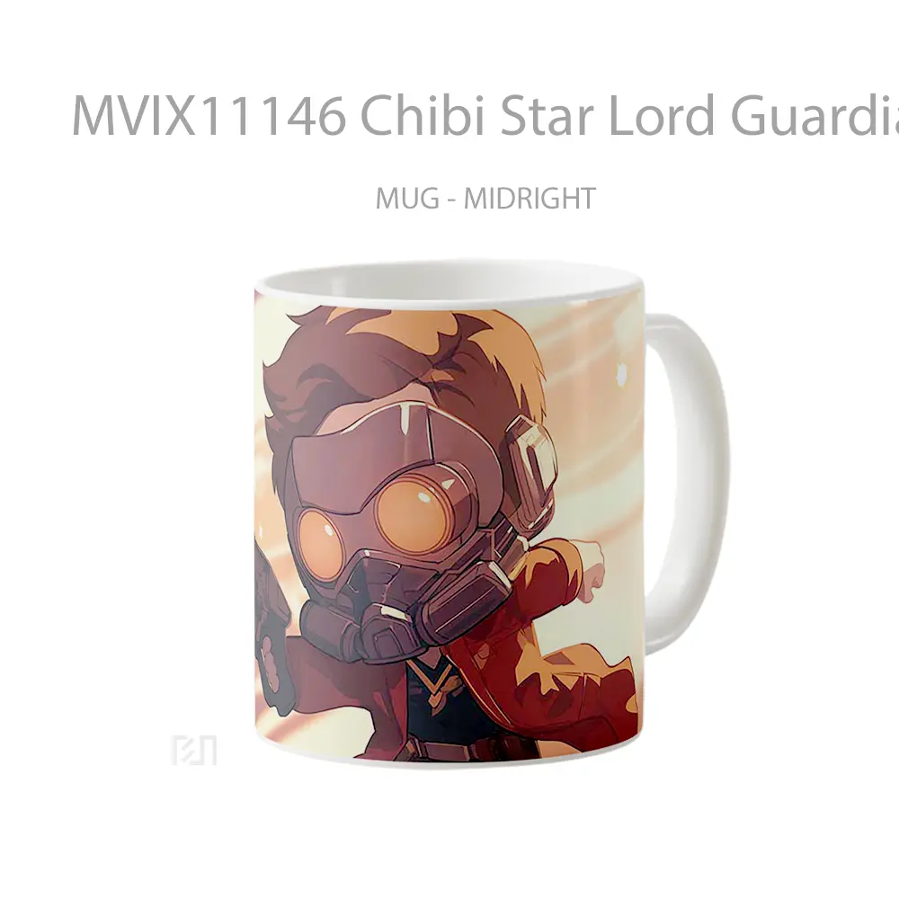 Mug Chibi Star Lord Guardians Of Galaxy Blur Gelas Keramik Desain Unik - All-side / Desain
