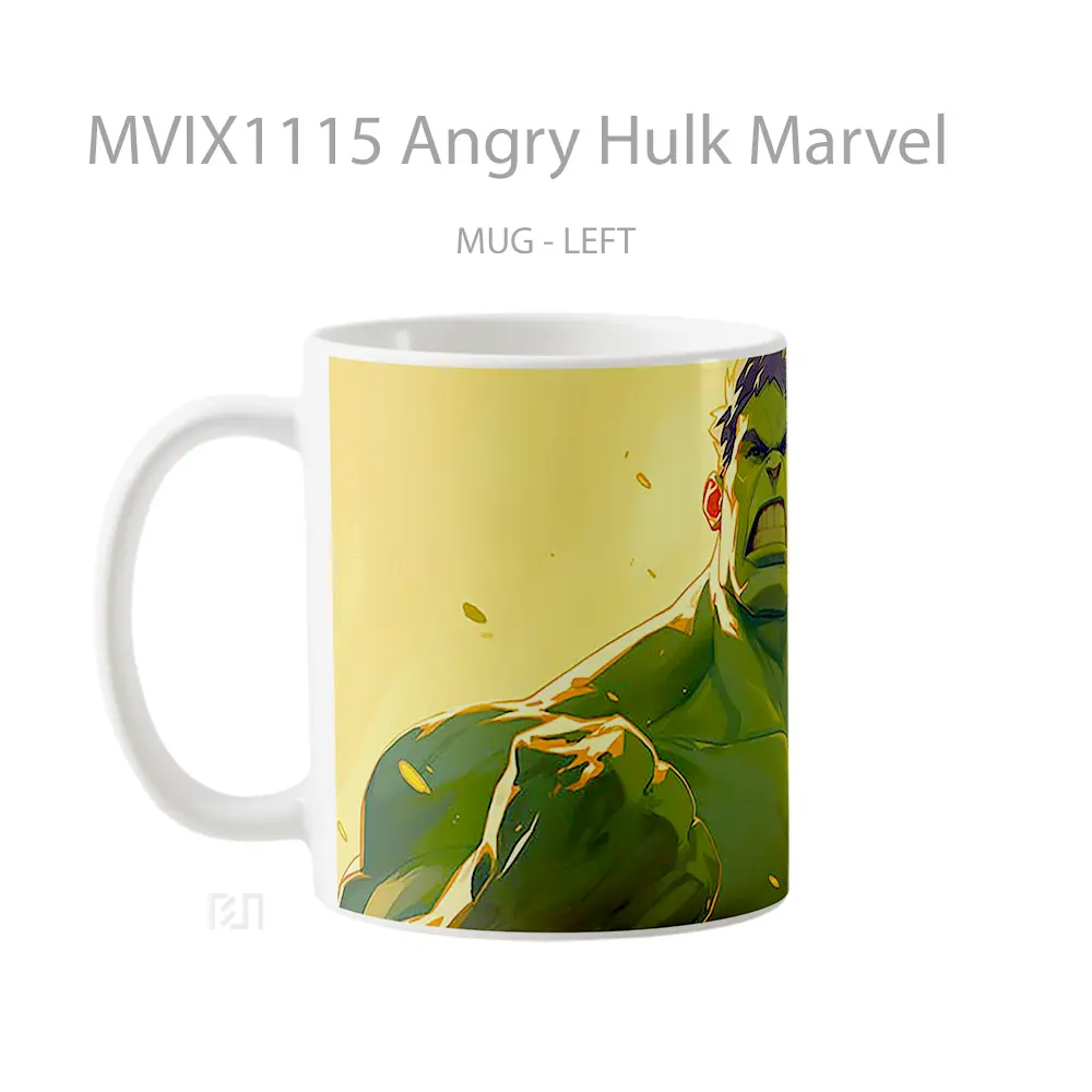Mug Angry Hulk Marvel Koleksi Mug Film dan Komik - All-side / Desain