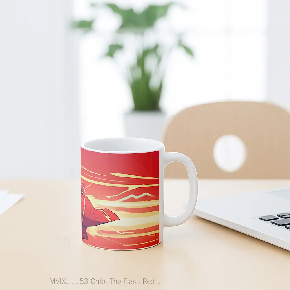 Mug Chibi The Flash Red 1 Koleksi Mug Limited Edition - All-side / Desain