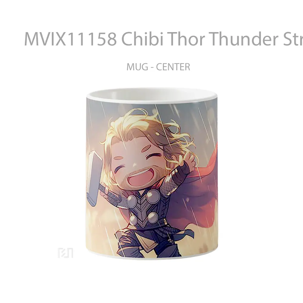 Mug Chibi Thor Thunder Strike Koleksi Mug Limited Edition