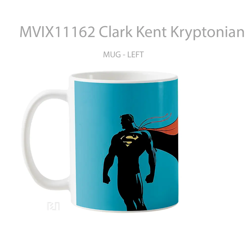 Mug Clark Kent Kryptonian Man Of Steel Silhouette Gelas Keramik Desain Unik - All-side / Desain