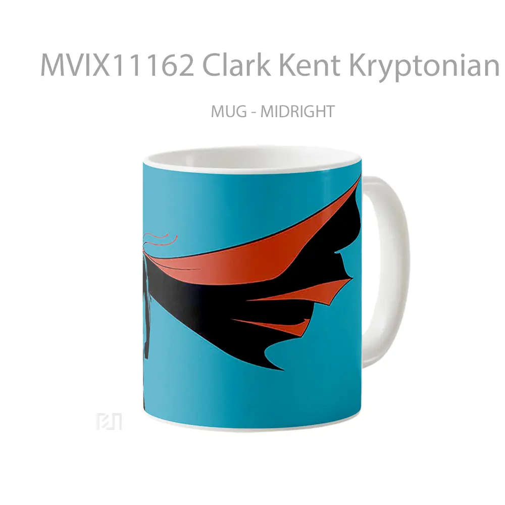 Mug Clark Kent Kryptonian Man Of Steel Silhouette Gelas Keramik Desain Unik - All-side / Desain