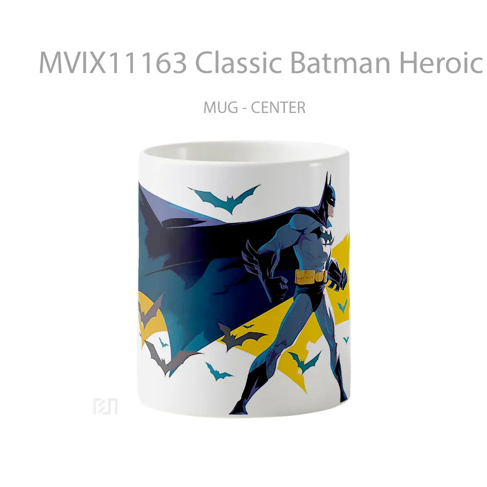 Mug Classic Batman Heroic Pose Koleksi Mug Karakter Jepang