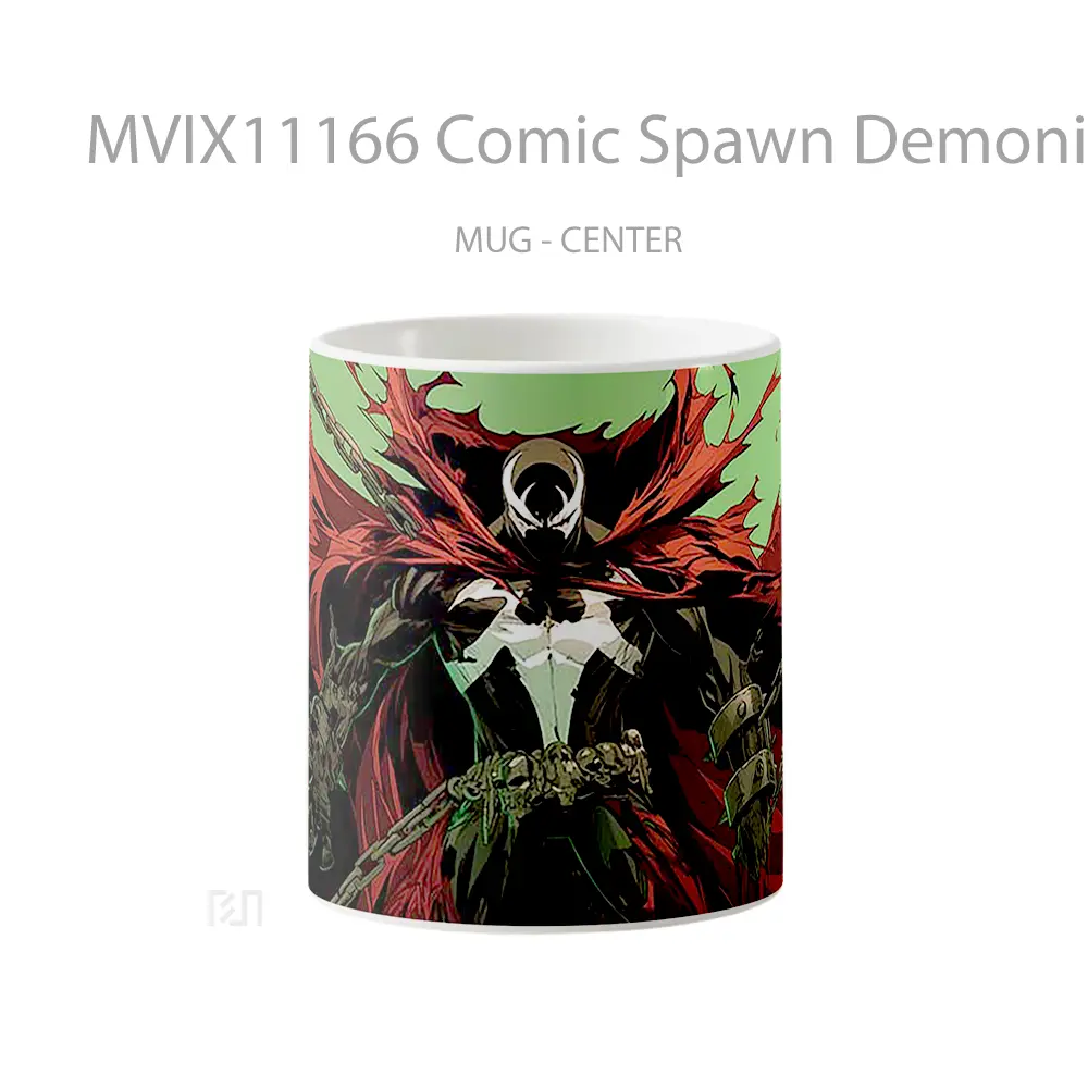 Mug Comic Spawn Demonic Chains Koleksi Mug Limited Edition