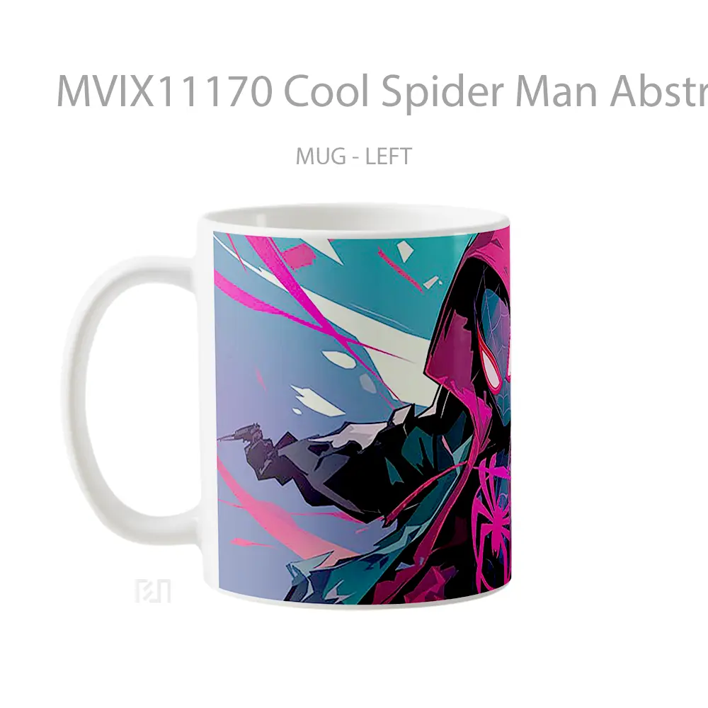 Mug Cool Spider Man Abstract Background Hadiah Lucu dan Menarik - All-side / Desain